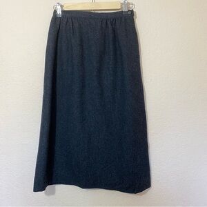 Vintage Gray Pendleton Wool Pencil Skirt